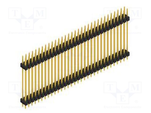 Connector: pin strips; pin header; male; PIN: 64; 2.54mm; THT; 2x32