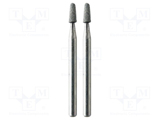 Grindingstone; Ø: 3mm; Ø: 2.35mm; ceramic grinding; Pcs: 2