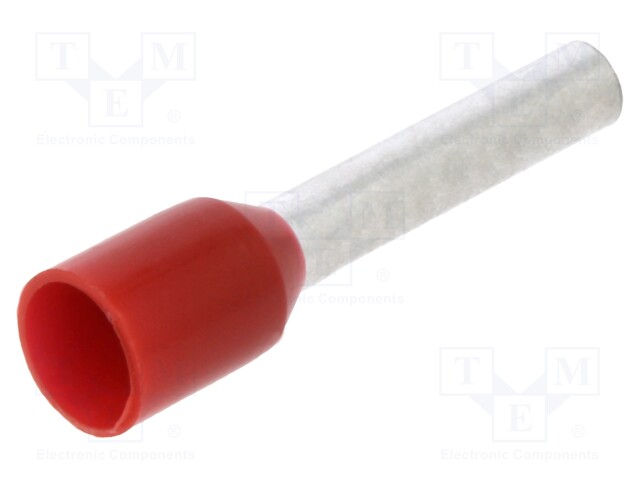 Bootlace ferrule; insulated; copper; Insulation: polypropylene