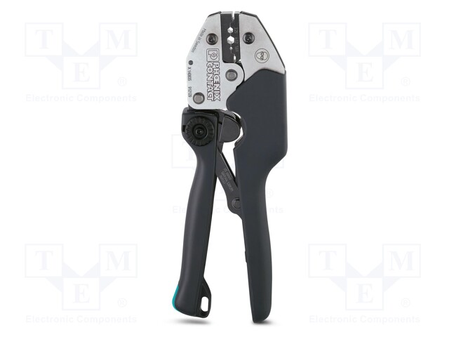 Tool: for crimping colaxial / RF connectors; 204mm