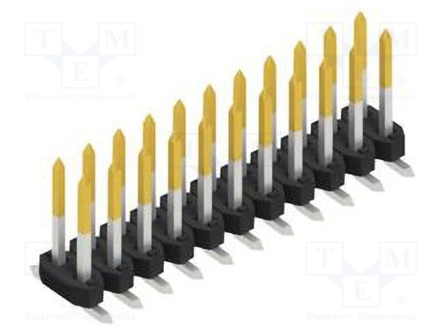 Connector: pin strips; pin header; male; PIN: 22; 2mm; SMT; 2x11