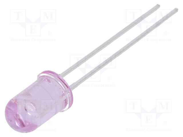 IR transmitter; 5mm; diffused,violet; 25mW; 30°; λp max: 890nm; THT
