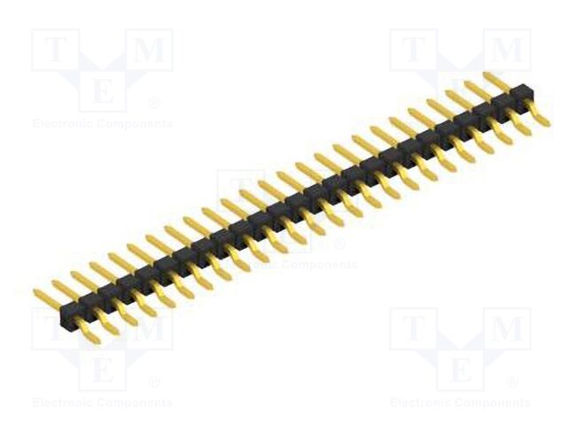 Connector: pin strips; pin header; male; PIN: 25; 2.54mm; SMT; 1x25