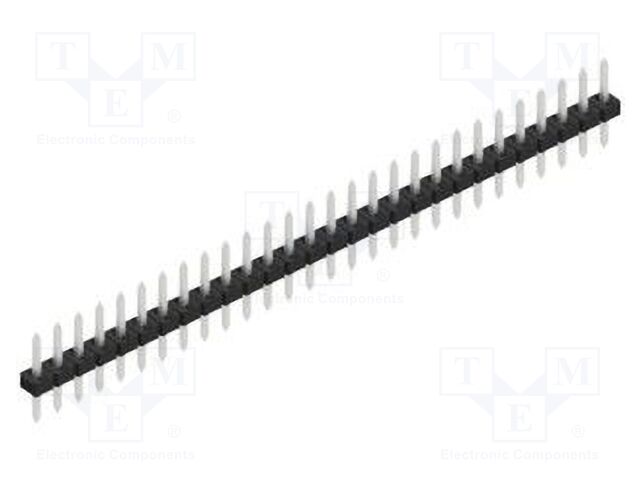 Connector: pin strips; pin header; male; PIN: 28; 2mm; THT; 1x28