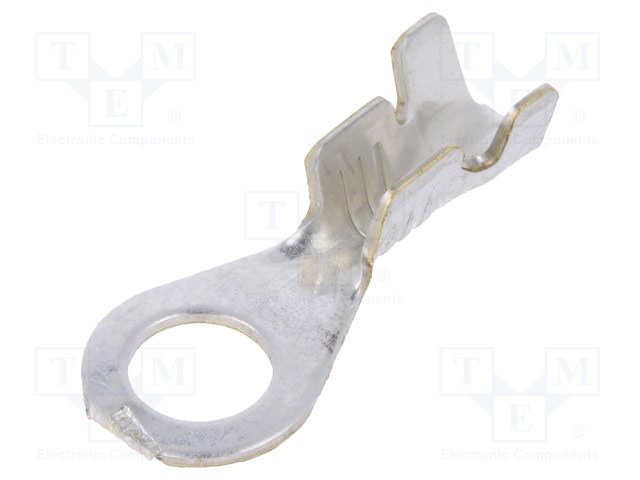 Ring terminal; M4; 0.5÷1.5mm2; crimped; for cable; straight; brass