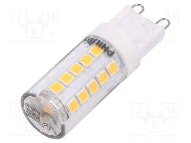 LED lamp; warm white; G9; 230VAC; 400lm; 3.2W; 3000K; CRImin: 80
