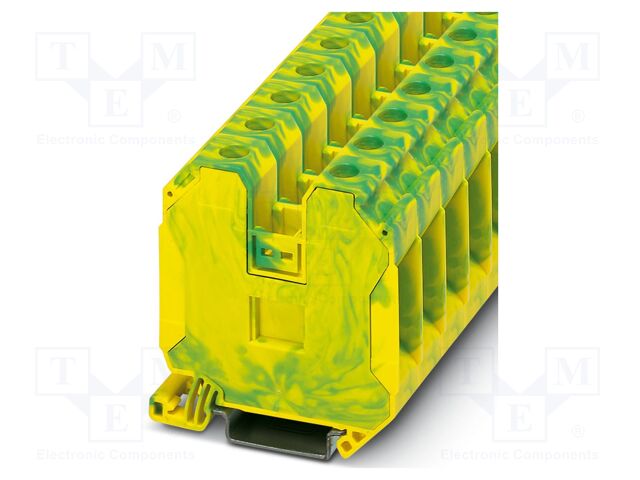 Splice terminal: rail; UT; PA; L: 65.1mm; terminals: 2; W: 16mm