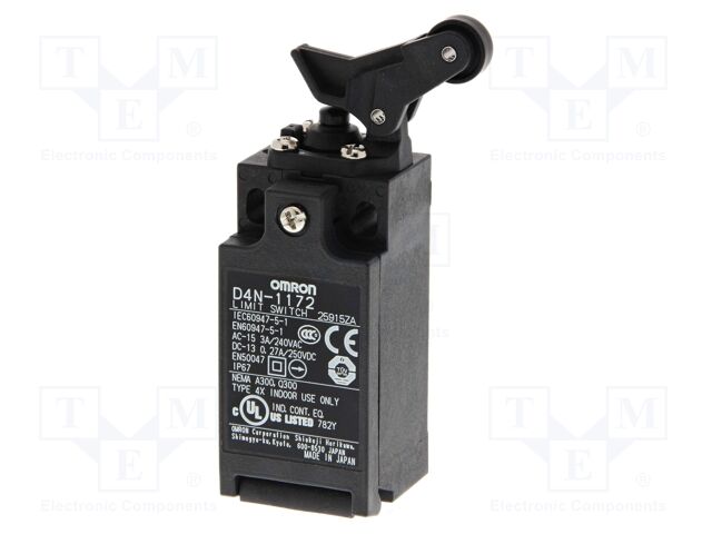 Limit switch; roller lever; 10A; max.240VAC; max.250VDC; G 1/2"