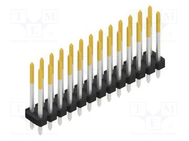 Connector: pin strips; pin header; male; PIN: 26; 2.54mm; THT; 2x13