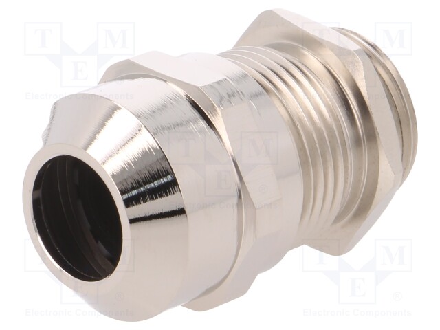 Cable gland; IP68; Mat: brass; Body plating: nickel