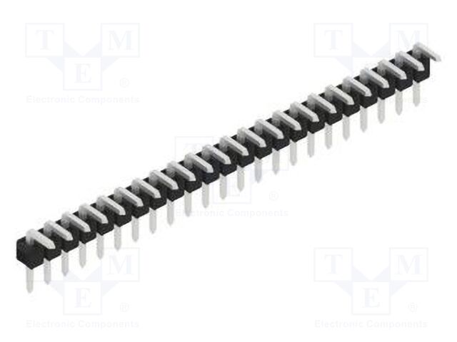 Connector: pin strips; pin header; male; PIN: 23; 2.54mm; THT; 1x23