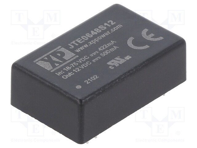 Converter: DC/DC; Mounting: THT