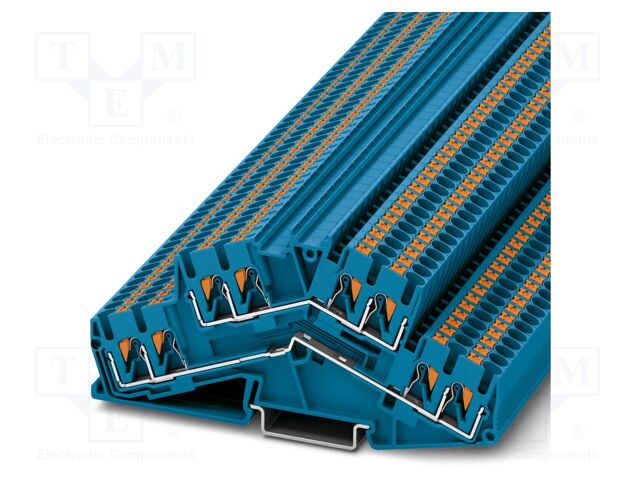 Splice terminal: rail; PTS; PA; terminals: 8; W: 5.2mm; H: 115.2mm