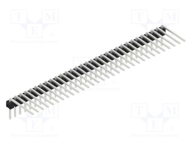 Connector: pin strips; pin header; male; PIN: 31; 2.54mm; THT; 1x31