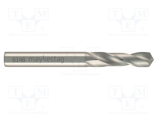 Drill bit; for metal; Ø: 0.5mm; L: 26mm; cemented carbide; case
