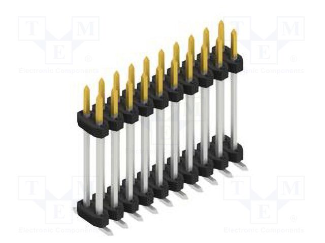 Connector: pin strips; pin header; male; PIN: 20; 2mm; SMT; 2x10