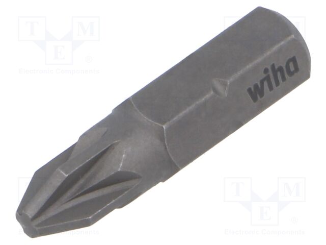 Screwdriver bit; Pozidriv®; PZ2; Overall len: 25mm; 100pcs.