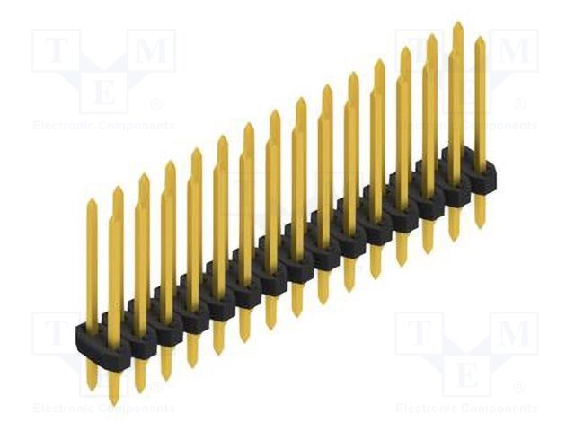 Connector: pin strips; pin header; male; PIN: 30; 2mm; THT; 2x15