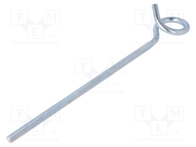 Hook; ring; steel; zinc; 300mm