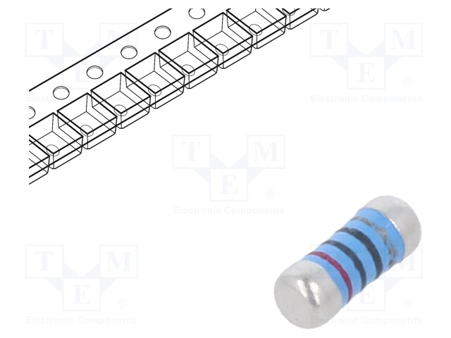 Resistor: metal film; SMD; 0204 minimelf; 20Ω; 0.4W; ±0.5%