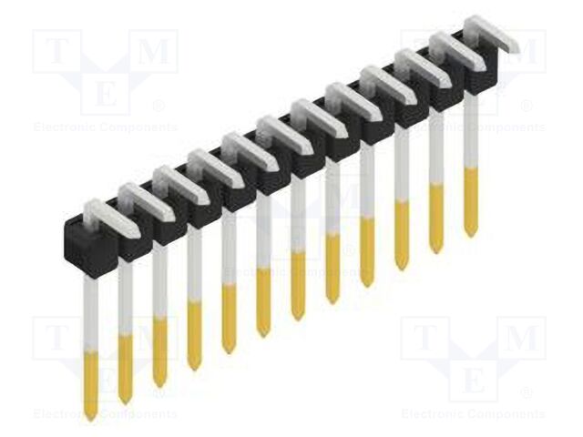 Connector: pin strips; pin header; male; PIN: 12; 2.54mm; THT; 1x12