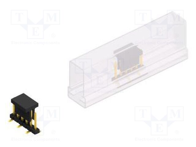 Connector: pin strips; pin header; male; PIN: 6; 2mm; SMT; 1x6; 100V