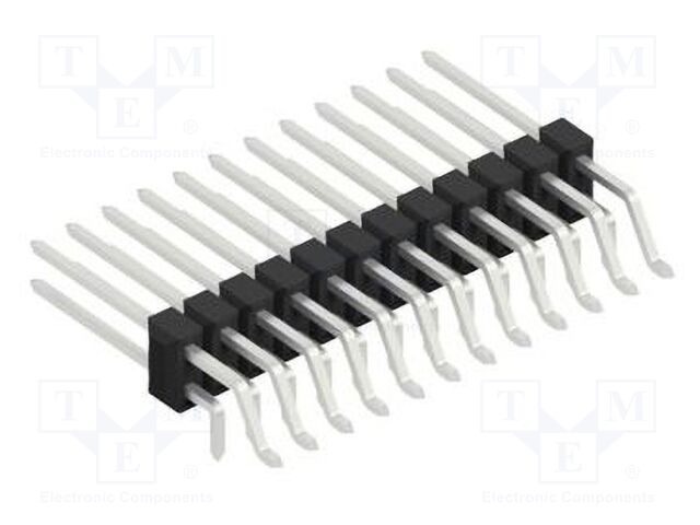 Connector: pin strips; pin header; male; PIN: 24; 2.54mm; SMT,THT