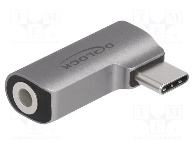 Adapter; stereo; Connector colour: grey