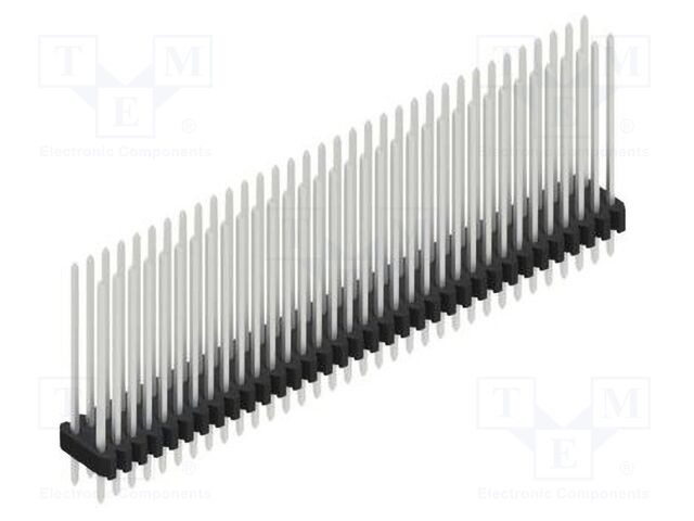 Connector: pin strips; pin header; male; PIN: 68; 1.27mm; THT; 2x34