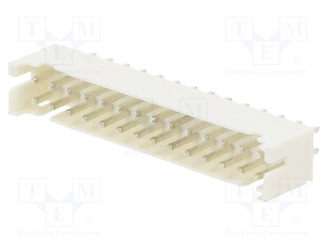 Socket; wire-board; male; 2mm; PIN: 28; THT; 100V; 2A; straight
