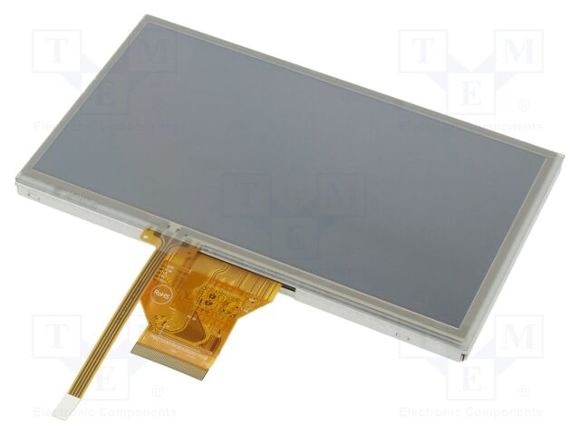 Display: TFT; 7"; 800x480; Illumin: LED; Dim: 165x100x7.2mm; RGB