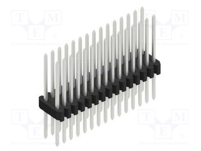 Connector: pin strips; pin header; male; PIN: 30; 1.27mm; THT; 2x15