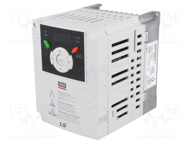 Inverter; Max motor power: 0.75kW; Usup: 200÷230VAC; 0.1÷400Hz