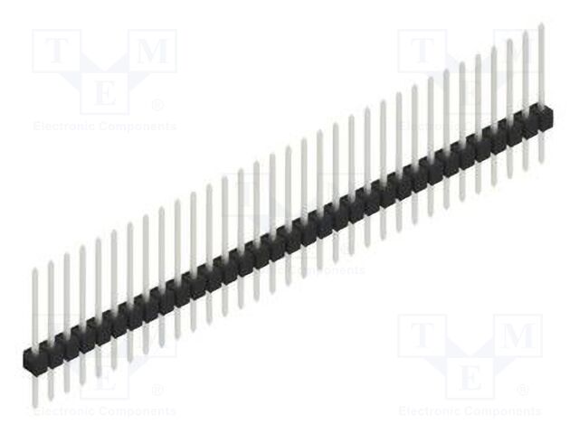 Connector: pin strips; pin header; male; PIN: 33; 2.54mm; THT; 1x33