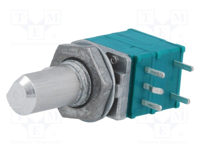 Potentiometer: shaft; single turn; 50kΩ; ±20%; 6mm; for PCB; L: 15mm