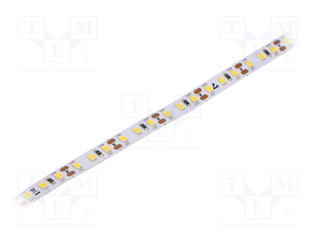 LED tape; white neutral; LED/m: 120; 8mm; IP20; 120°; 9.6W/m; 12VDC