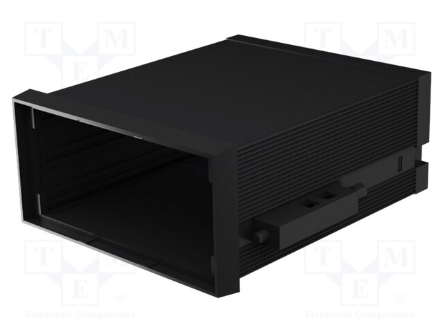 Enclosure: panel; X: 96mm; Y: 48mm; Z: 100mm; ABS + PC,PPO; black