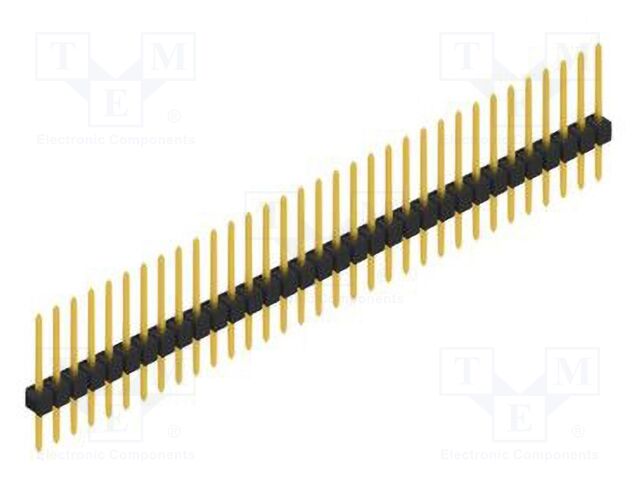 Connector: pin strips; pin header; male; PIN: 33; 2.54mm; THT; 1x33