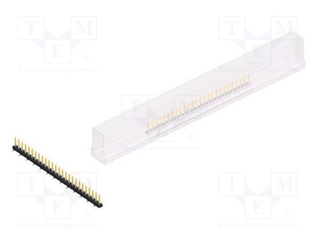 Connector: pin strips; pin header; male; PIN: 26; 2mm; SMT; 1x26