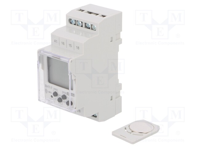 Programmable time switch; Range: 1 year; SPDT x2; 230VAC; DIN