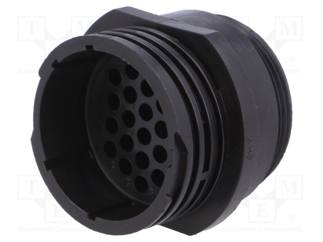 Plug; male; PIN: 24; w/o contacts; CPC Series 1; for cable