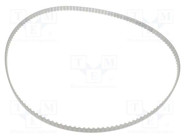 Timing belt; T5; W: 8mm; H: 2.2mm; Lw: 690mm; Tooth height: 1.2mm