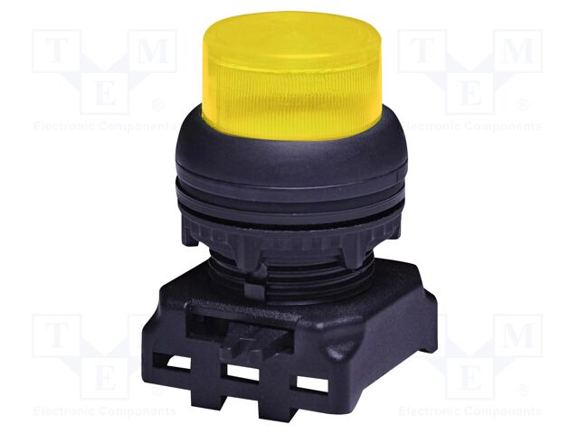 Switch: push-button; 22mm; yellow; LED; IP65; prominent; E; Pos: 2