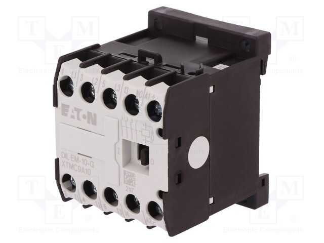 Contactor: 3-pole; NO x3; Auxiliary contacts: NO; 12VDC; 8.8A; DIN
