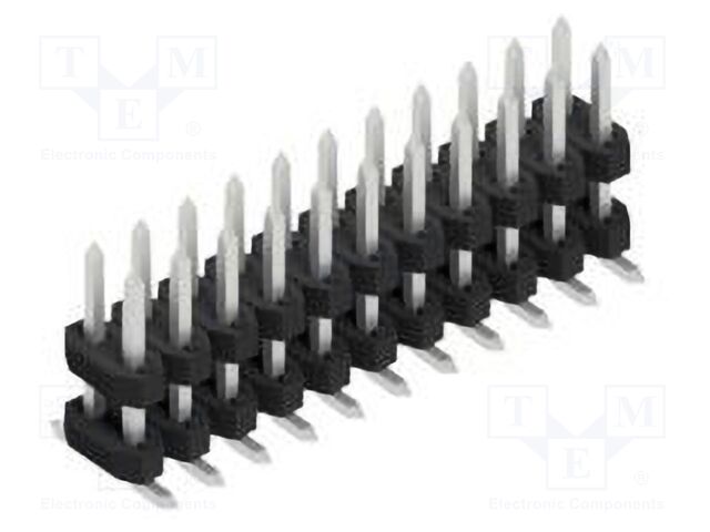 Connector: pin strips; pin header; male; PIN: 22; 2mm; SMT; 2x11