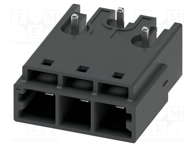 PCB headers, nominal cross section: 4 mm2, color: black, nom
