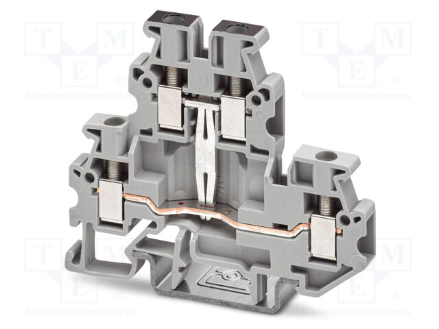 Splice terminal: rail; 22A; 500V; screw terminal; PA; L: 50.8mm