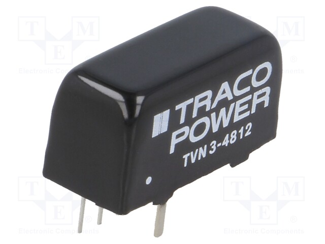 Converter: DC/DC; 3W; Uin: 36÷75V; Uout: 12VDC; Iout: 250mA; SIP8