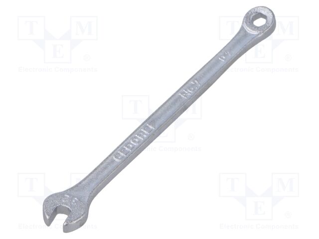 Wrench; combination spanner; 3.2mm; tool steel; thin; 7 MM; L: 78mm