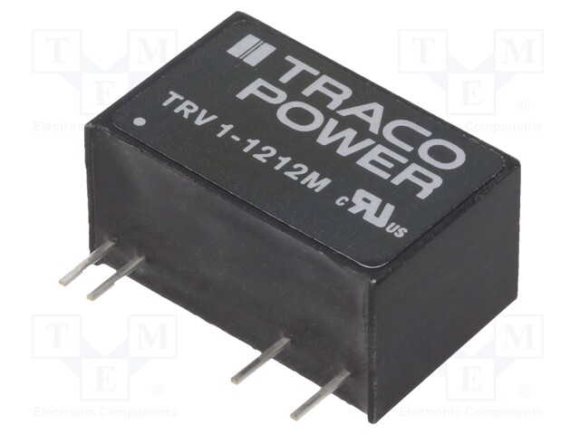 Converter: DC/DC; 1W; Uin: 9.6÷14.4V; 12VDC; Iout: 83mA; SIP9; 4.8g